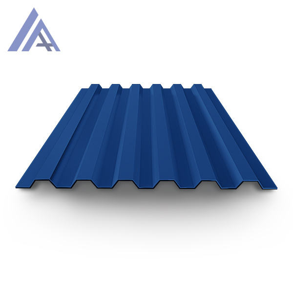 Профнастил окрашенный С21 0,4х1000(1051)х2000 RAL 5005 синий