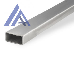 Трубы нержавеющие электросварные ЭСВ прямоугольные 100х50х2 матовая имп ASTM A554, длина 6 м, марка AISI 304 (08Х18Н10)