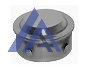 Заглушка внешняя с винтом (зеркало) 12, марка AISI 304