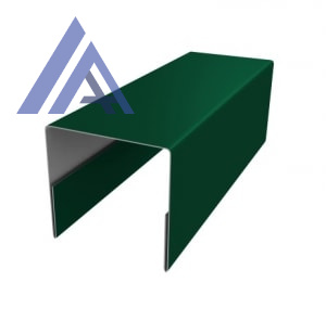 Планка заборная 0,45x20x22x17x2000 RAL6005 зеленый мох