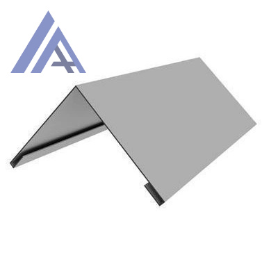 Конек плоский с подгибом 0,45х150х150х2000 оц