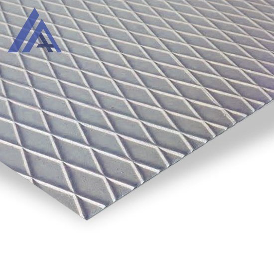 Лист рифленый  1000x2000х2,5хРифленый ромб н/обр