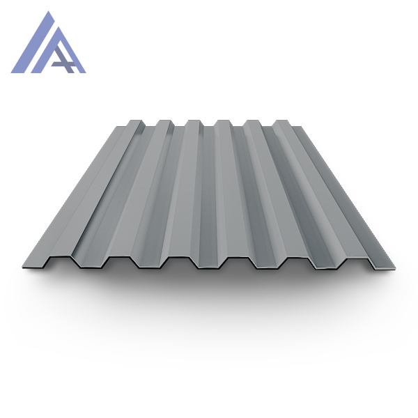 Профнастил окрашенный С21 0,4х1000(1051)х2000 RAL 7004 серый