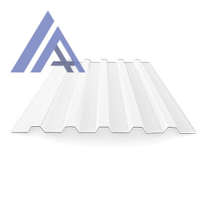 Профнастил окрашенный 0.45х1100х2000 RAL 9003 Россия С20