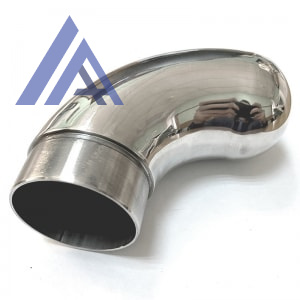 Отвод оконечный с круглой заглушкой (зеркало) 50,8, марка AISI 304