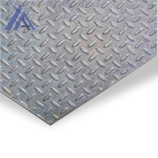 Лист рифленый 10х1500х6000 чечевич