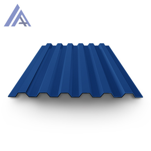 Профнастил окрашенный С21 0,4х1000(1051)х2000 RAL 5005 синий