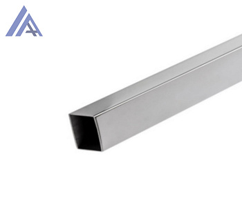 Трубы нержавеющие электросварные ЭСВ квадратные 100х2 матовая имп ASTM A554, длина 6 м, марка AISI 304 (08Х18Н10)