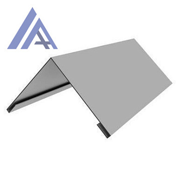 Конек плоский с подгибом 0,45х150х150х2000 оц