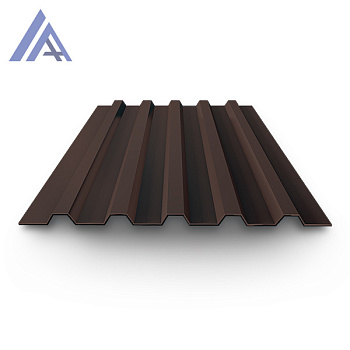 Профнастил окрашенный 0.35х1100х2000 RAL 8017 Россия С20