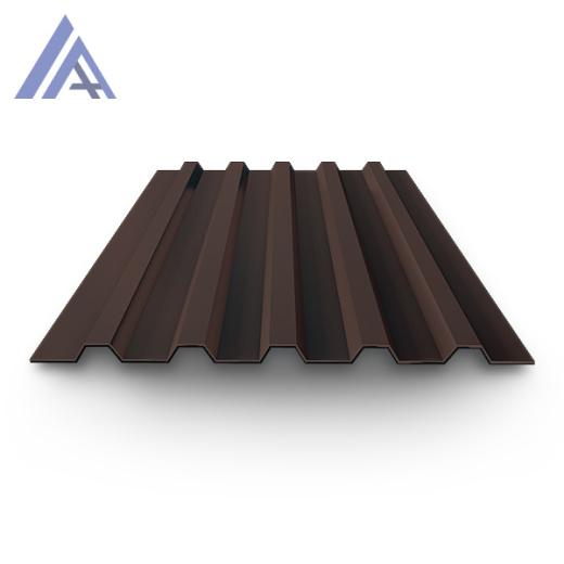 Профнастил окрашенный 0.35х1100х2000 RAL 8017 Россия С20