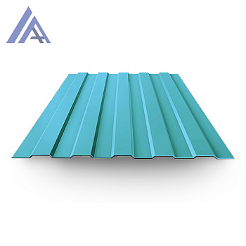 Профнастил окрашенный С8 0,5х1150(1200)х2000 RAL 5021 водная синь