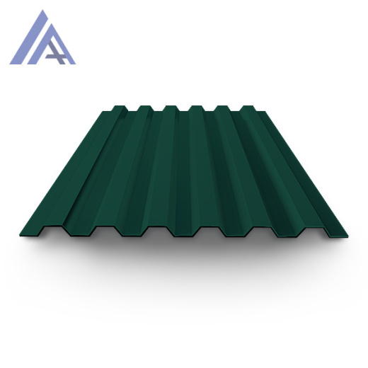 Профнастил окрашенный С21 0,5х1000(1051)х6000 RAL 6005 зеленый мох