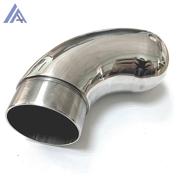 Отвод оконечный с круглой заглушкой (зеркало) 50,8, марка AISI 304