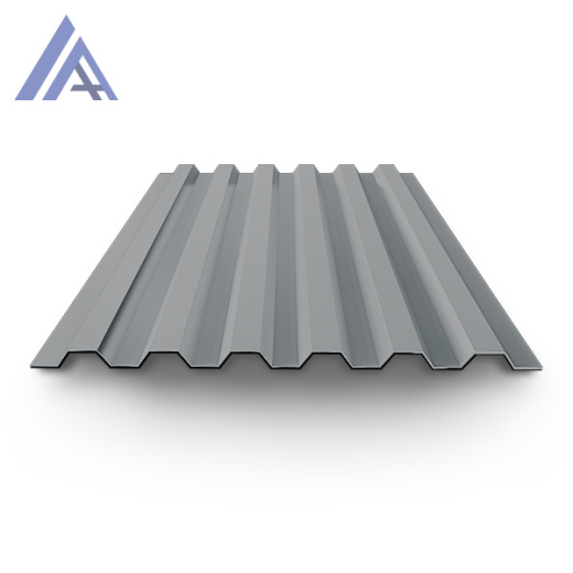 Профнастил окрашенный С21 0,4х1000(1051)х2000 RAL 7004 серый