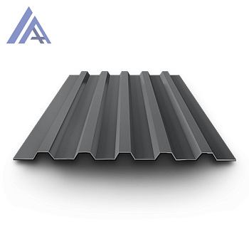 Профнастил окрашенный 0.45х1100х2000 RAL 7024 Россия С20