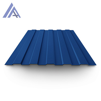 Профнастил окрашенный С8 0,45х1150(1200)х2000 RAL 5005 синий
