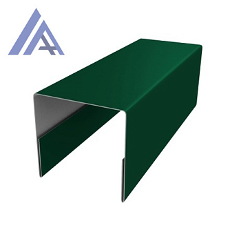 Планка заборная 0,45x20x22x17x2000 RAL6005 зеленый мох